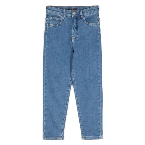 Farfetch Balmain Kids Jeans Balmain TEEN Logo-print Pullover
