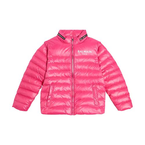 Balmain Kids PB Signature Single-Breasted Blazer Black for Kids