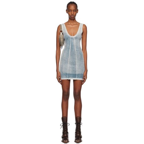 princess polly baby blue dress Knwls Abstract-Print Sleeveless Stretch-Woven Mini Dress for Women