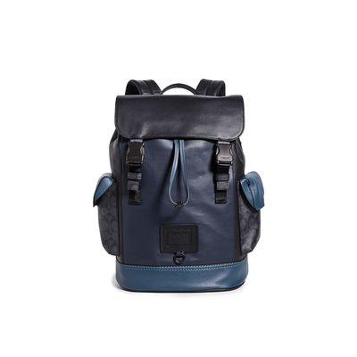 Buy Coach New York Signature Blocking Rivington Backpack ...