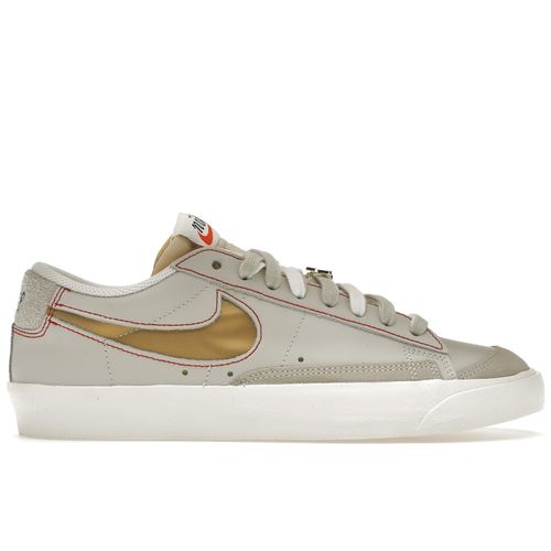 Nike Blazer Low 77 In Black With Removable Swoosh For Men