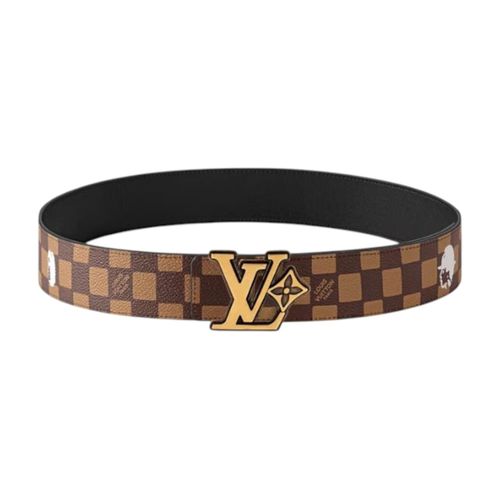 Louis Vuitton X Nigo LV Flower Damier Phriendship 40MM Reversible Belt Brown