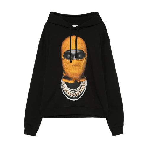 Ih Nom Uh Nit Crown Balaclava Print Sweatshirt Black for Men