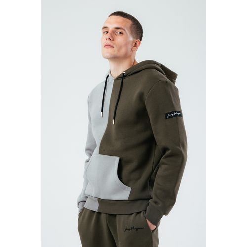 13093 HYPE HALF V HALF OVERSIZED MEN'S HOODIE for Men