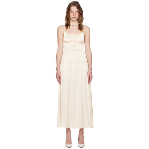 fit and flare bridal shower dress Be Mine Tuck Dress in Ivory main image 1