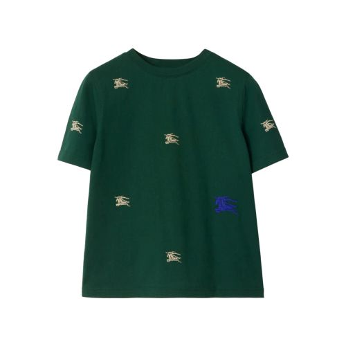 BURBERRY CHILDREN Burberry Kids EKD Cotton T-Shirt Green for Kids - Main Image