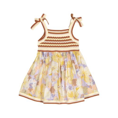 ZIMMERMANN Kids Multicolor Pop Tiered Halter Dress for Kids