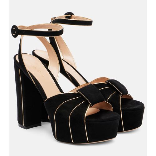 Gina Pre-Owned 120mm Crystal-Embellished Sandals Neutrals for Women