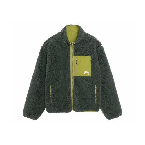 STUSSY BALL SHERPA REVERSIBLE JACKET Stussy Ball Sherpa