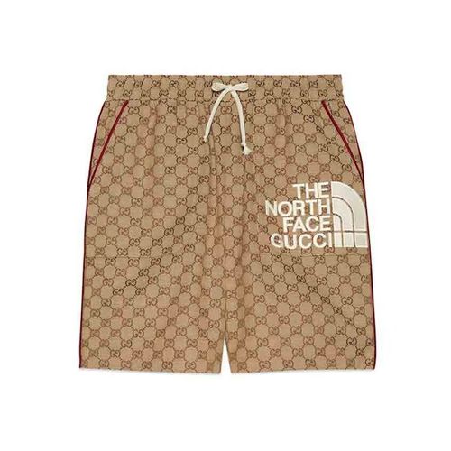 Gucci X The North Face Shorts Beige Ebony For Men