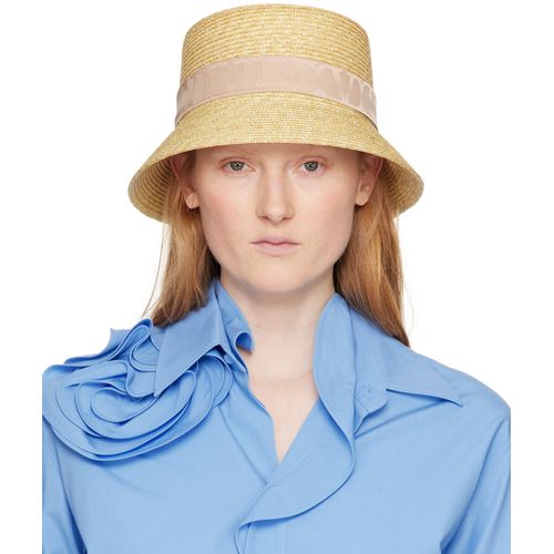 Valentino Garavani Beige Iconographe Twilly Bucket Hat for Women