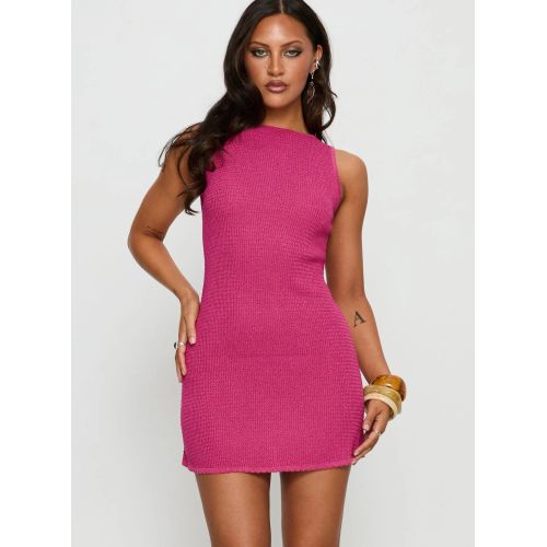 strapless open back dress Poise Mini Dress White main image 0