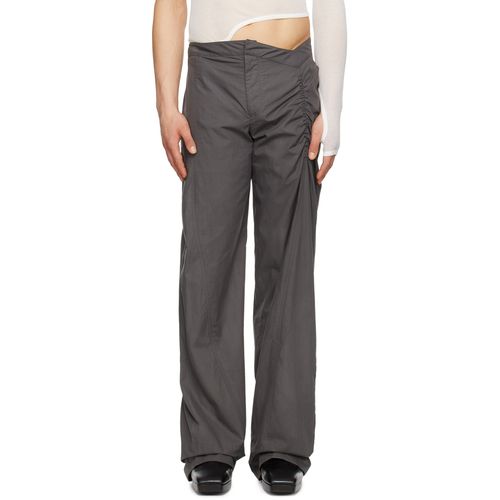 Mainline:RUS/Fr.CA/DE Khaki Jules Trousers for ผู้ชาย