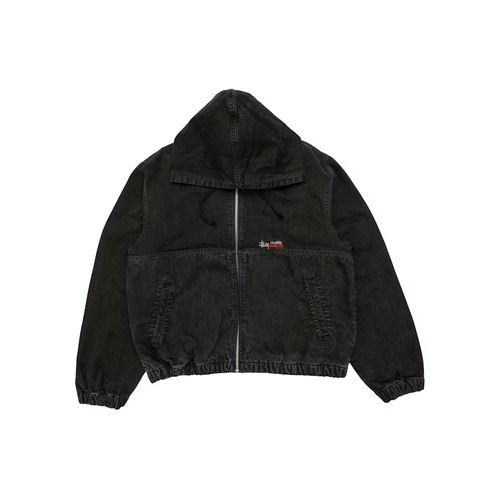 Stussy Double Dye Work Jacket Black for Men