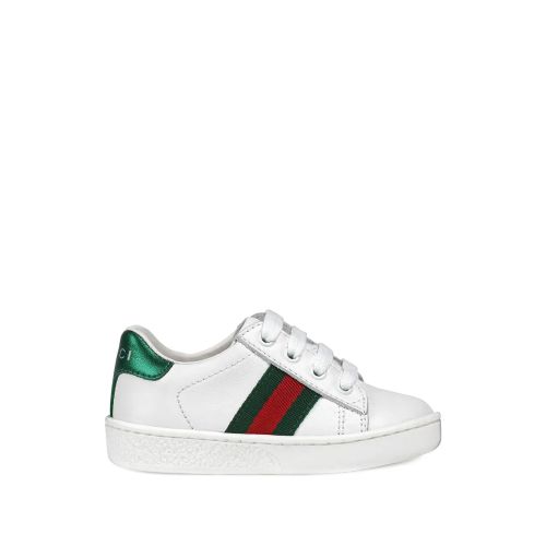Farfetch Gucci Kids Runners Gucci Kids Ace Touch-strap Sneakers