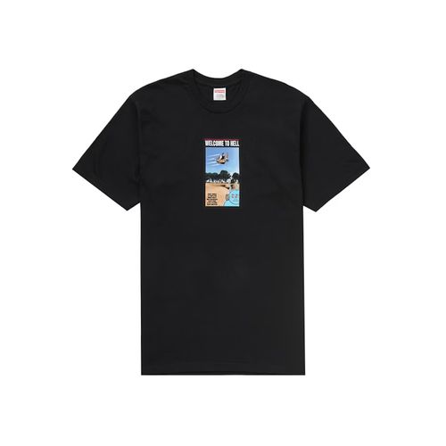 Supreme Toy Machine Welcome To Hell Tee Black for Men 