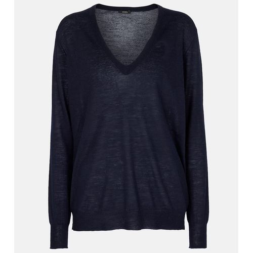 Joseph Womens Ivory Cashair V-Neck Cashmere-Knit Jumper Xl for Women