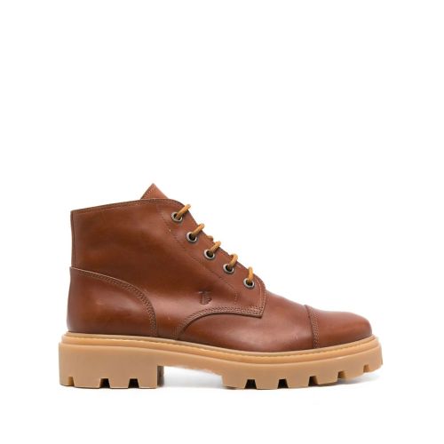 Tod'S Lace-Up Ankle Boots Brown for Men