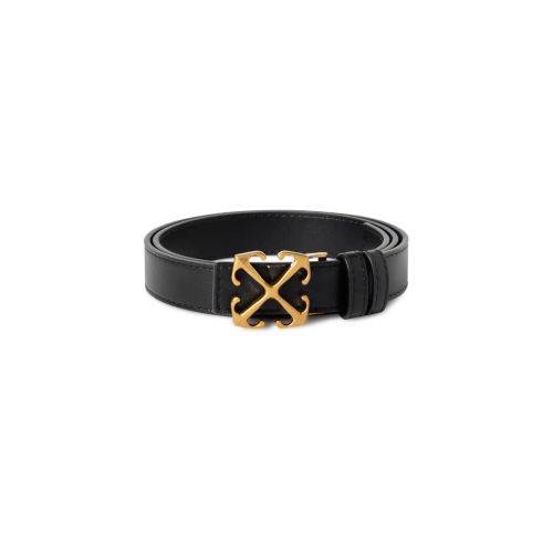 Off-White WHITE/GOLD ARROW BELT 25 Women Calf Leather 75