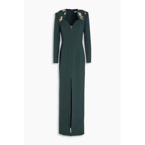 Safiyaa Draped Crpe Midi Dress for Women
