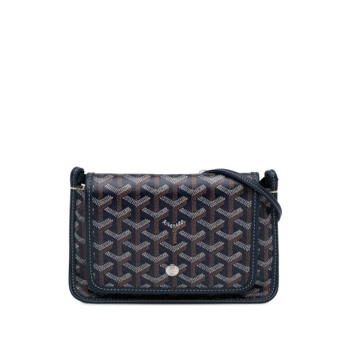 Goyard Pre-Owned 2022 Goyardine Plumet Pocket Wallet Crossbody Bag