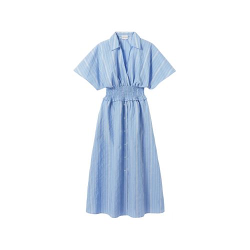 Claudie Pierlot - Pleated Floral-Print Slub Woven Mini Dress - White - FR  38 for Women