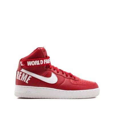 Buy Nike X Supreme Air Force 1 High Sneakers Red At Goxip