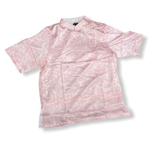 CLOT Silk Pullover Shirt Rose Gold for Men