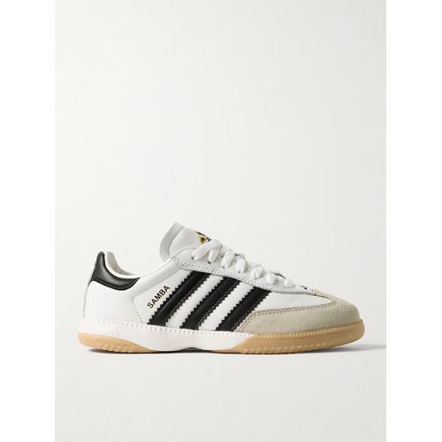 Adidas Originals - Samba Mn Suede-Trimmed Leather Sneakers - White for Women
