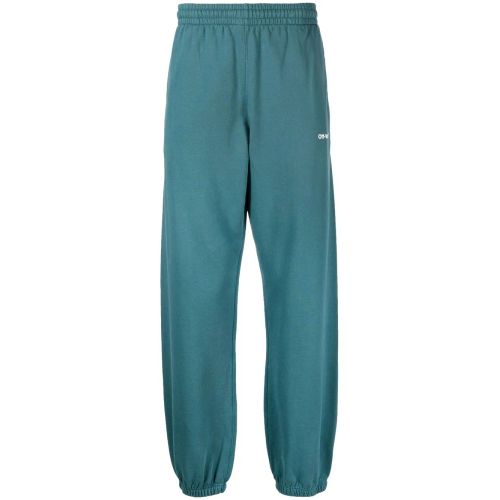 Off-White Abstract-Print Track Pants Purple for Men