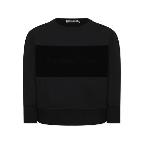 Farfetch Calvin Klein Embroidered Sweatshirt Calvin Klein Kids