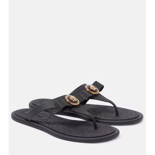 Mytheresa Versace Medusa Thong Sandals Versace Black Medusa