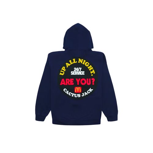 Travis Scott X McDonald'S Sticker Bomb Hoodie Brown for Women