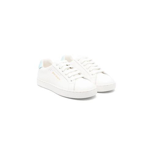 Palm Angels Kids Low-Top Leather Sneakers White for Kids