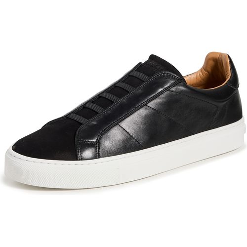 GREATS Royale Leather Slip-On Sneakers Black for Men