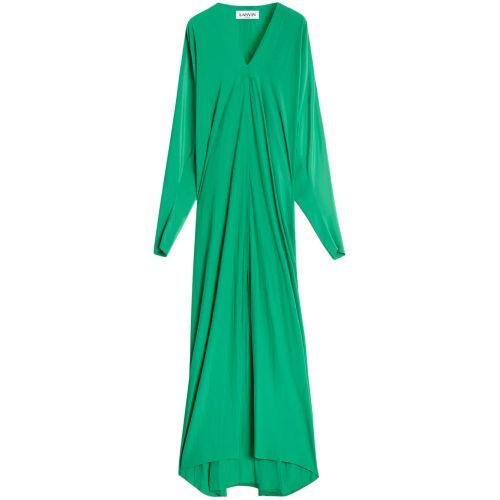 lanvin green dress Long Velvet Strapless Prom Dress with Gloves -PromGirl Burgundy / XLarge main image 0