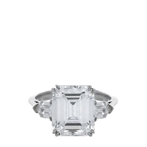 FANTASIA BY DESERIO 18K Gold-Plated Solitaire Ring for Women