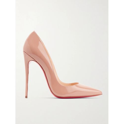 Christian Louboutin So Kate 120 Patent-Leather Pumps Beige for