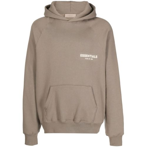 Fear Of God ESSENTIALS Beige Relaxed Hoodie for Men