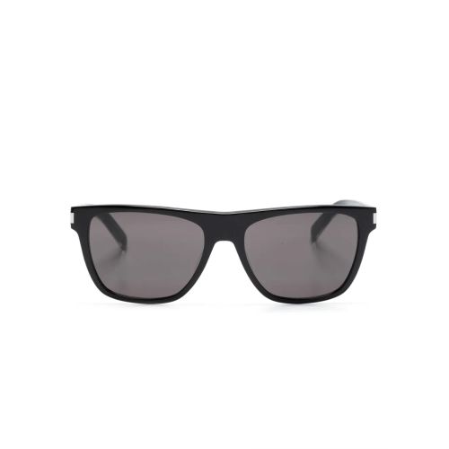 Saint Laurent Grey Cat Eye Ladies Sunglasses SL 276 MICA 001 53