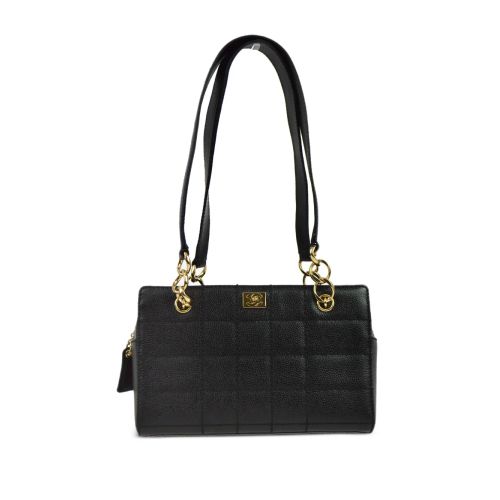 CHANEL Pre-Owned 2002 Wild Stitch Choco Bar Handbag Black for Women