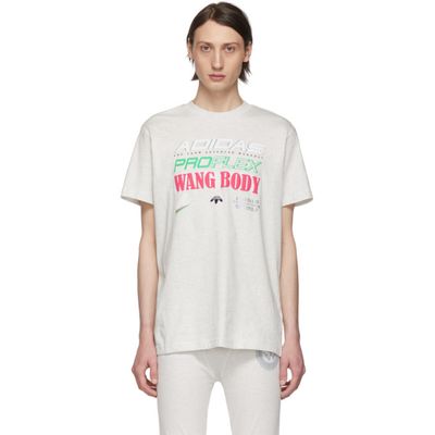 Buy Adidas Originals By Alexander Wang Grey Graphic T Shirt At Goxip