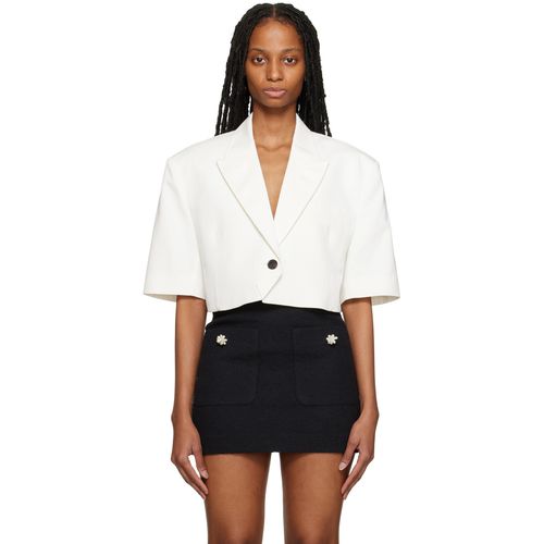Womens Blazer White Cropped Blazer Set White Cropped Blazer Shorts