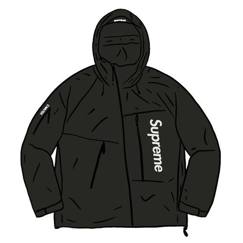 Supreme Gore Tex Paclite Shell Jacket Black For Men
