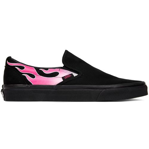 Vans Slip-On Flame Neon Pink Black for Men