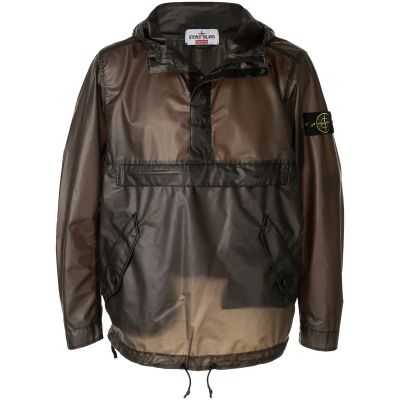 Buy Supreme X Stone Island Hooded Jacket Black At Goxip