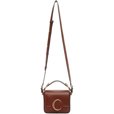 Chloe c bag burgundy Clearance
