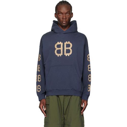 Balenciaga Black Political Stencil Hoodie for Men