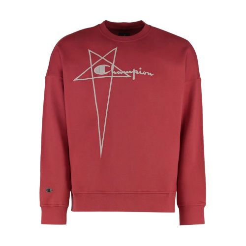 Rick Owens X Champion X Champion Sweatshirt Red for Men