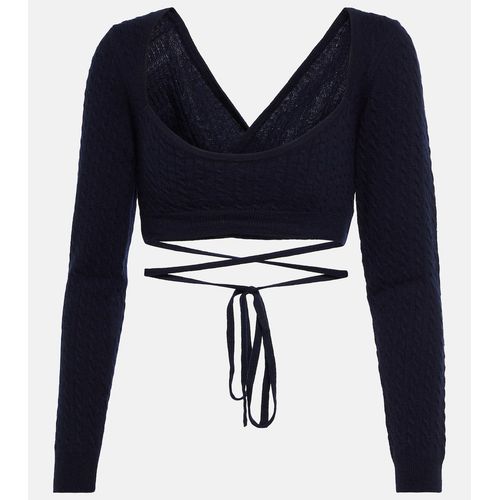 Patou Cropped Wool And Cashmere Sweater for Women